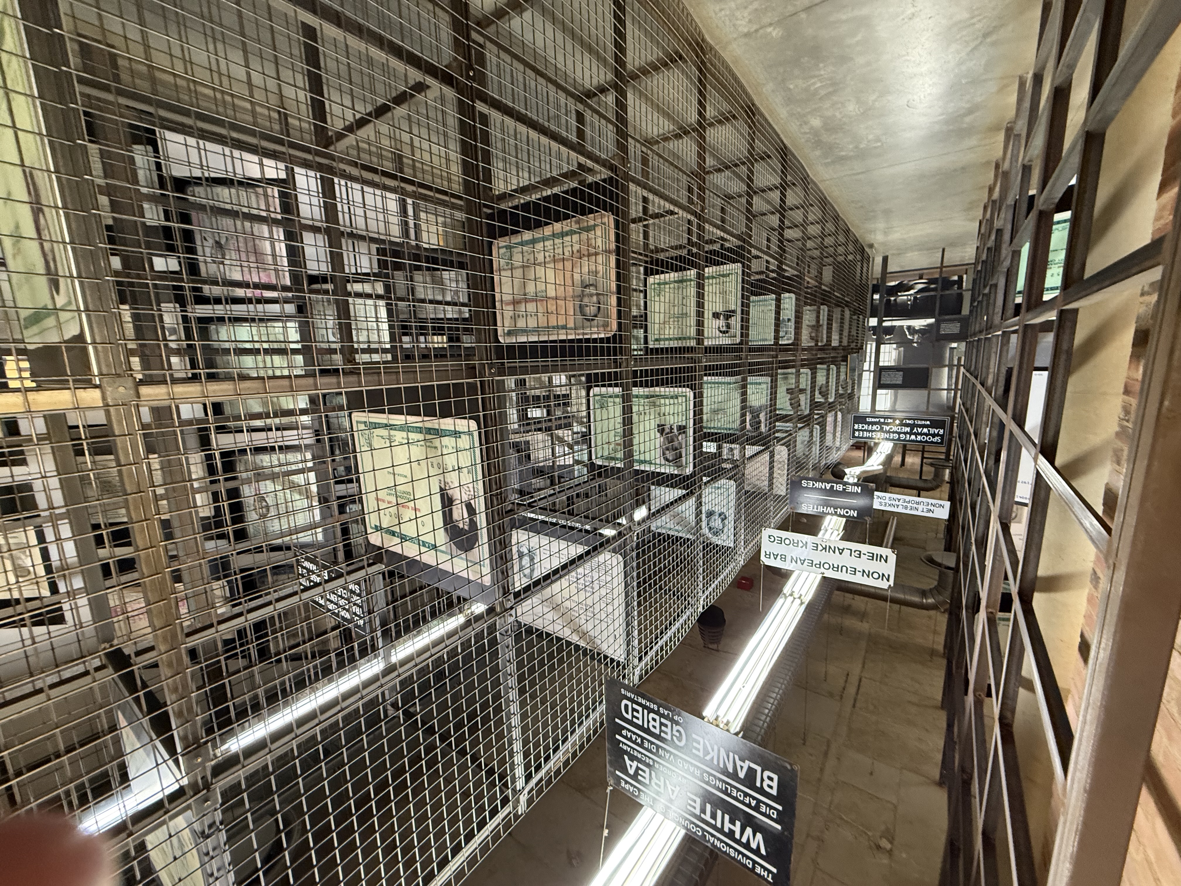 Apartheid Museum i Sydafrika