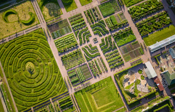 Gordon Castle Garden airview