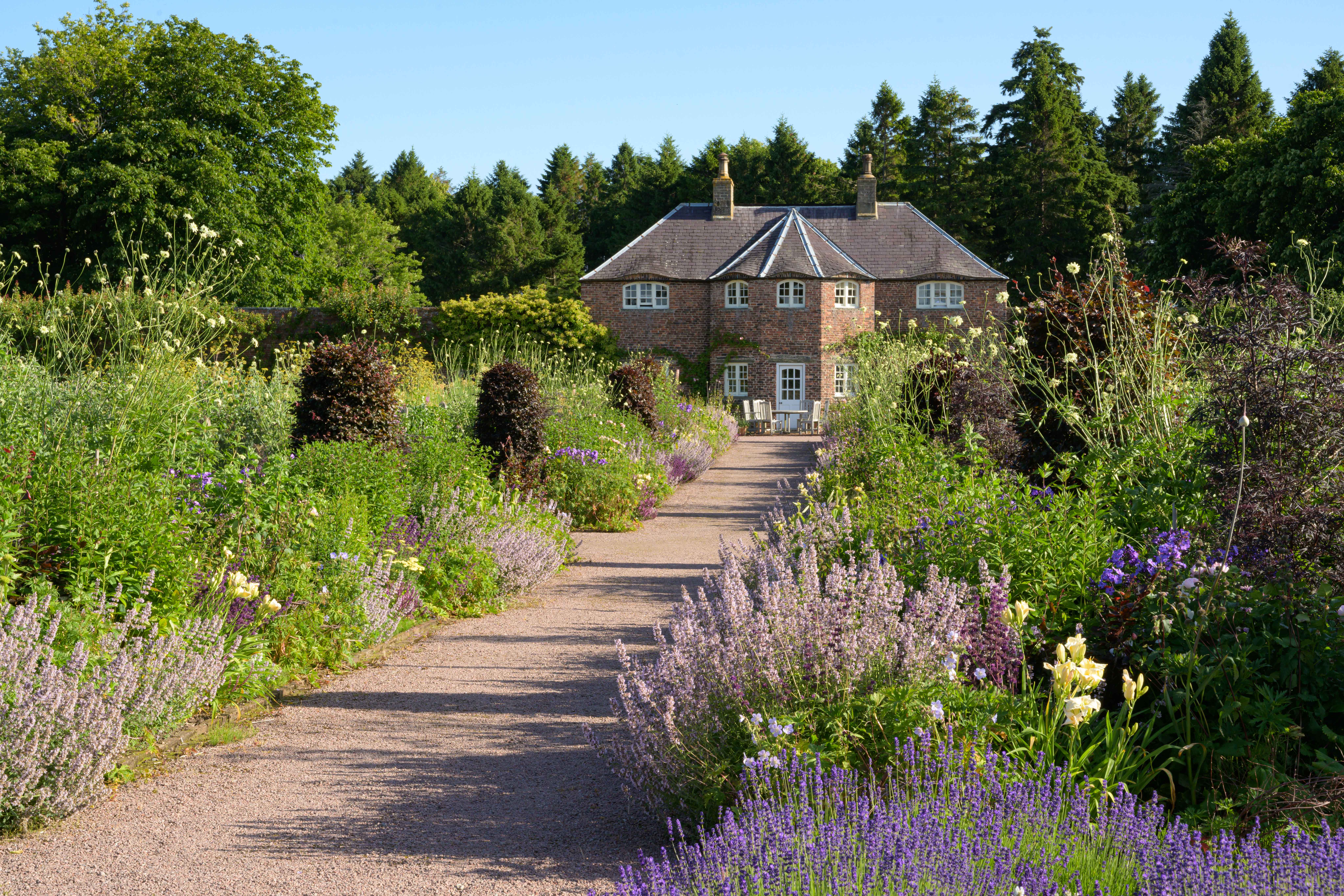 Gordon Castle Garden pathway