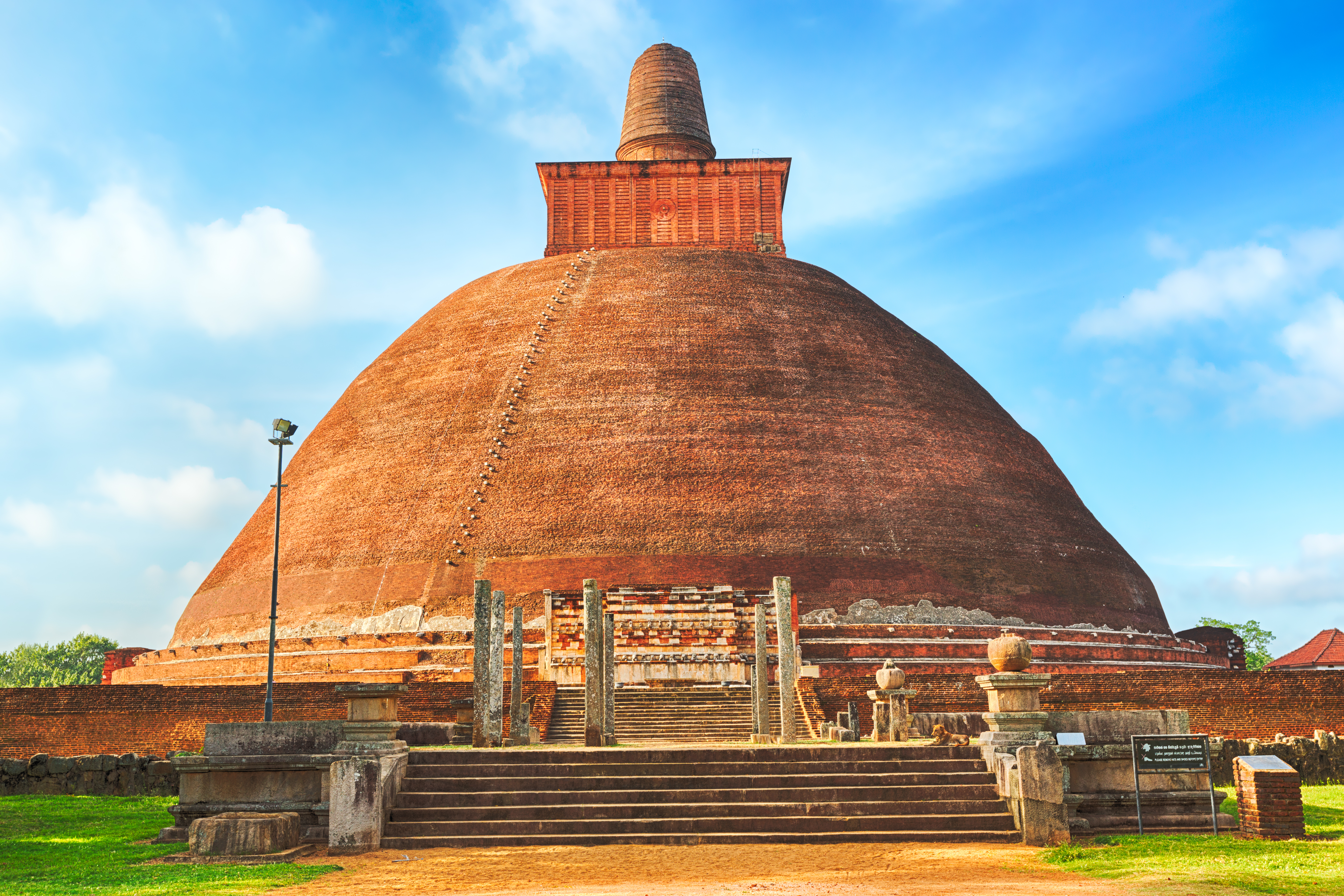 Jetavanaramaya stupa i Anuradhapura, Sri Lanka - UNESCO verdensarv buddhistisk tempel